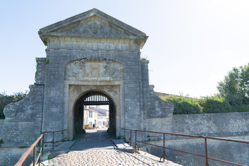 Campani Gate Vauban in Ile de Re isle in Saint-Martin-de-Re Island, France