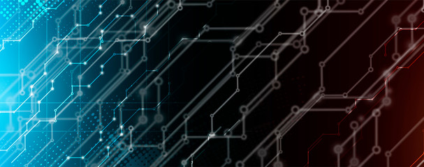 Obraz premium Abstract finance and business background with graph