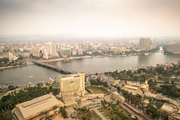 Fototapeta na wymiar Nile in Cairo Egypt