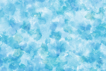 ブルー 抽象 テクスチャ 水彩 背景