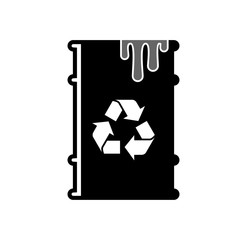 Garbage related icon on background for graphic and web design. Simple illustration. Internet concept symbol for website button or mobile app.