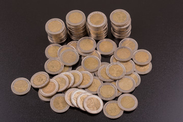 euro coins