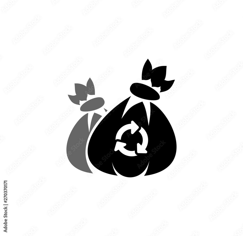 Poster garbage related icon on background for graphic and web design. simple illustration. internet concept