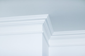 Molding on ceiling detail, interior design and architectural abstract background © Anna Studio