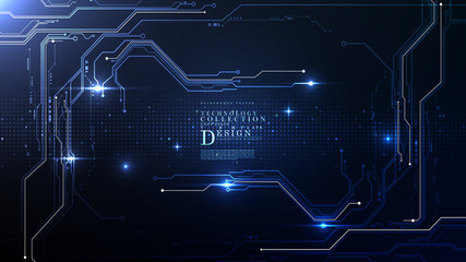 Technology abstract illumination circuit background template copy space vector