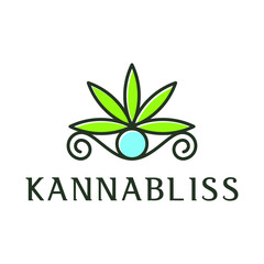 CBD logo for legal use and medical