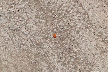 concrete cube in sand. cube concrete sample for testing in wet sand. abstraction, conception.