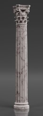 Realistic 3d Render of Corinthian Column