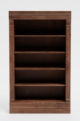Realistic 3D Render of Bookshelf