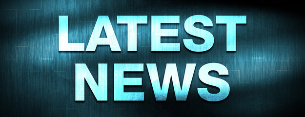 Latest News Abstract Blue Banner Background Buy This Stock