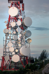 Jaizkibel mountain next to the basque coast, Basque Country.
