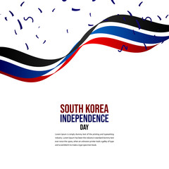 South Korea Independence Day Celebration Vector Template Design Illustration