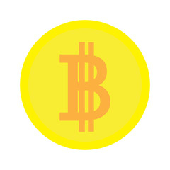 Money gold coin icon finance concept.