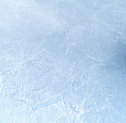 ice structure of frozen lake