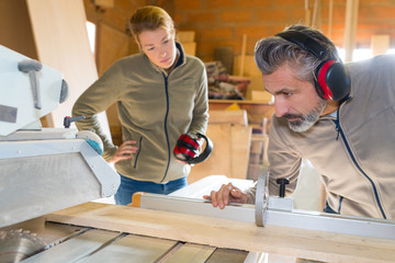 carpenter cutting wood cutting wood