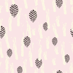 Victorian Motif Abstract Vector Seamless Pattern