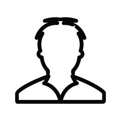 Obraz premium male user profile 