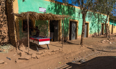 Fototapeta na wymiar Village in Gheralta in Tigray, Northern Ethiopia.