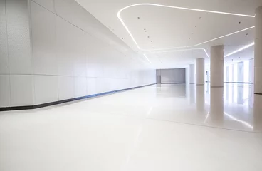 Tapeten Modern building interior space environment design empty hall © WR.LILI