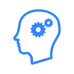 thinking head icon