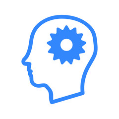 thinking head icon