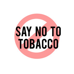 World No Tobacco Day Celebration Vector Template Design Illustration