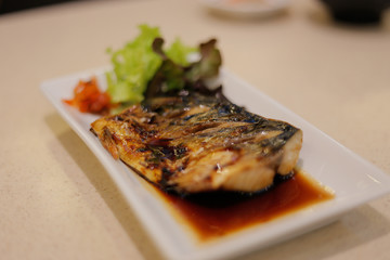 fish saba grilled fish