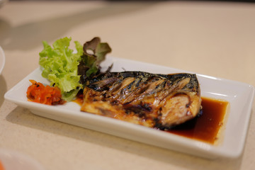 fish saba grilled fish