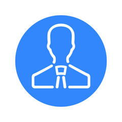 business man profile icon