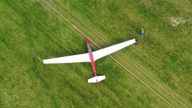 Segelflugzeuge aus der Luft