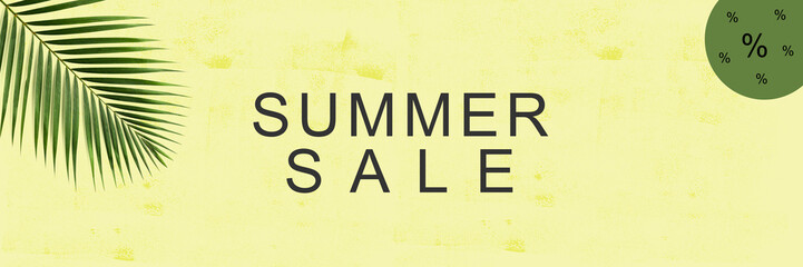 Summer Sale / Textfreiraum / Banner