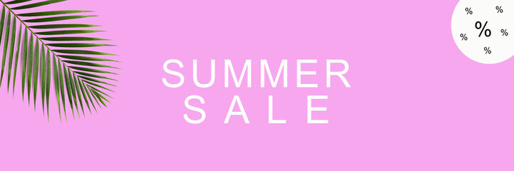 Summer Sale / Textfreiraum / Banner