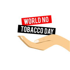 World No Tobacco Day Celebration Vector Template Design Illustration