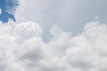 white clouds in the sky