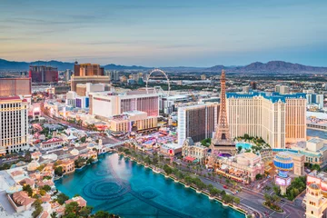 Foto op Plexiglas Skyline van Las Vegas, Nevada, VS © SeanPavonePhoto