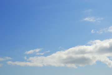 blue sky with clouds