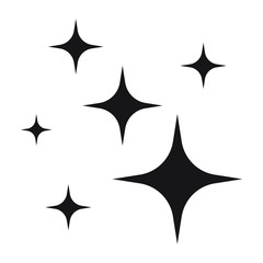 Shine icon, Clean star icon