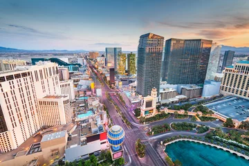 Rolgordijnen Skyline van Las Vegas, Nevada, VS © SeanPavonePhoto