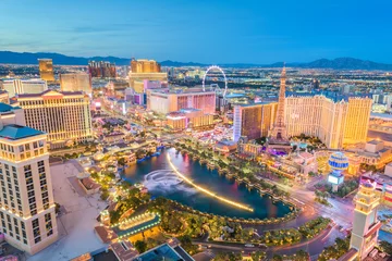 Poster Skyline van Las Vegas, Nevada, VS © SeanPavonePhoto