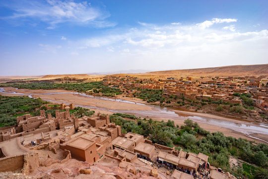 Ksar Ait Ben Haddou near Ouarzazate in the Atlas mountain UNESCO World Heritage Site 1987