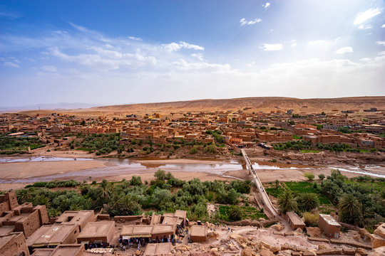 Ksar Ait Ben Haddou near Ouarzazate in the Atlas mountain UNESCO World Heritage Site 1987