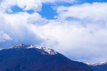 Village in mountains. Caucasus, Georgia.