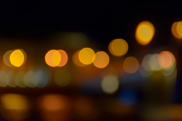 Festive night lights in the city.