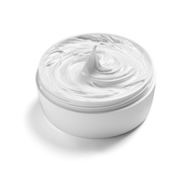  white cream container jar beauty moisturizer skin