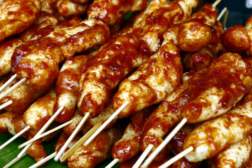 Carioca or deep fried rice flour balls