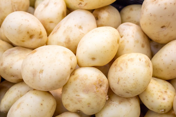Several units of white potatoes