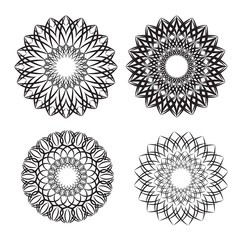 Circular pattern in form of mandala