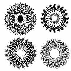 Circular pattern in form of mandala