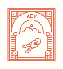 KEY ICON CONCEPT