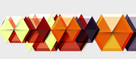 Hexagon abstract background, geometrical modern template